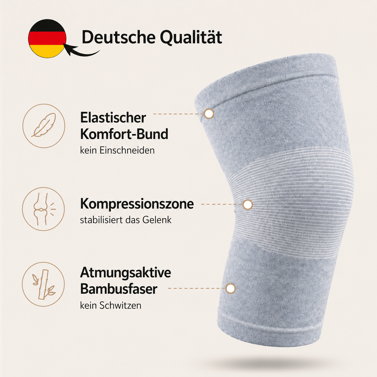 Patellio® Kniebandagen